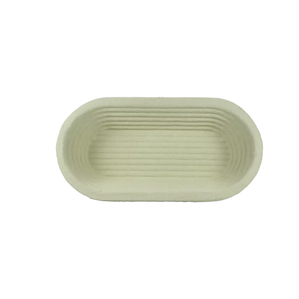 Wood pulp Banneton 1kg bread long oval crease