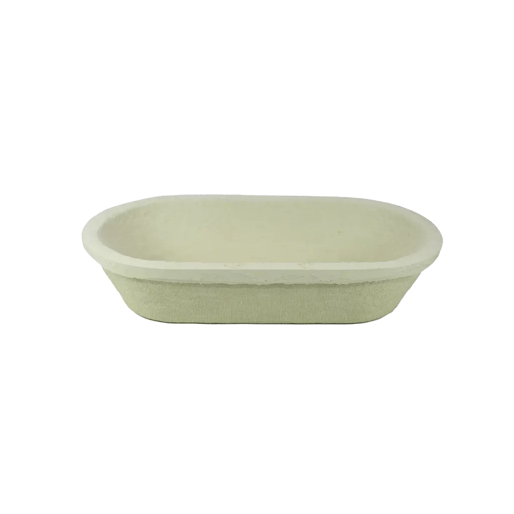 Wood pulp Banneton 1kg bread long oval smooth