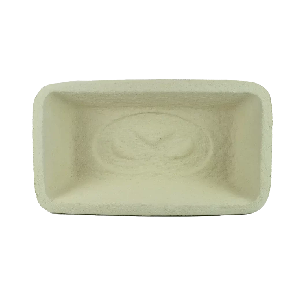 Wood pulp Banneton bread 0.75kg long angular - pretzel pattern