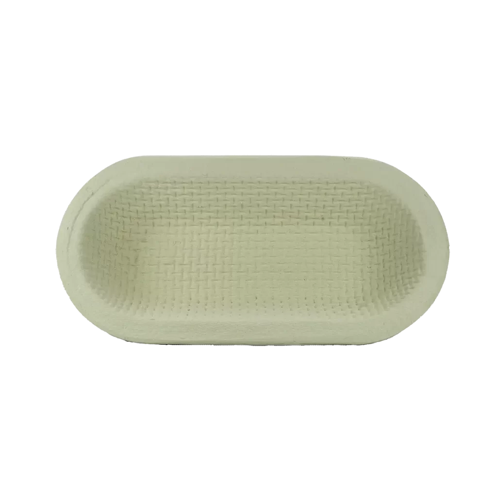 Wood pulp Banneton 1kg bread long oval waffle