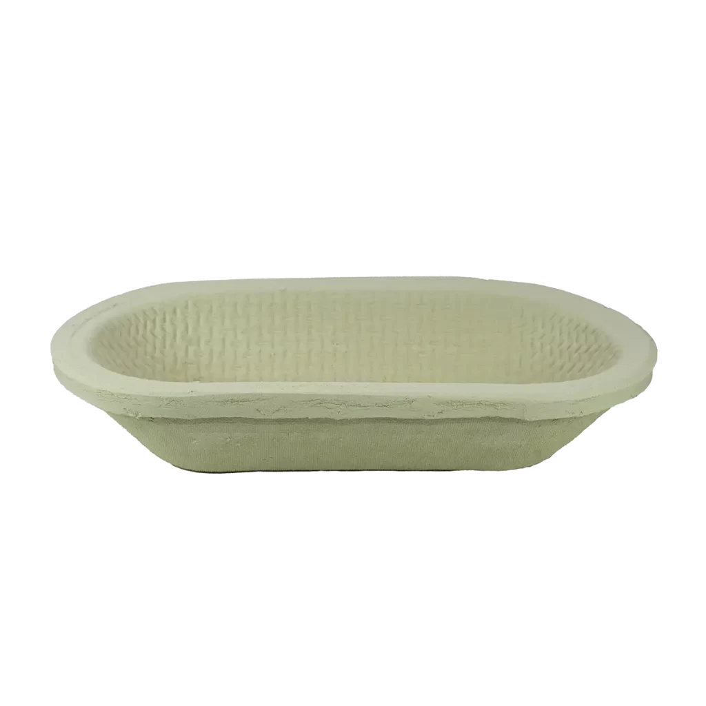Wood pulp Banneton bread 1kg long oval waffle