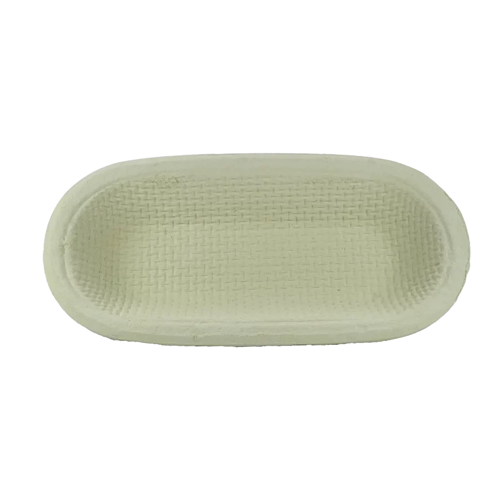 Wood pulp Banneton 1.5kg bread long oval waffle