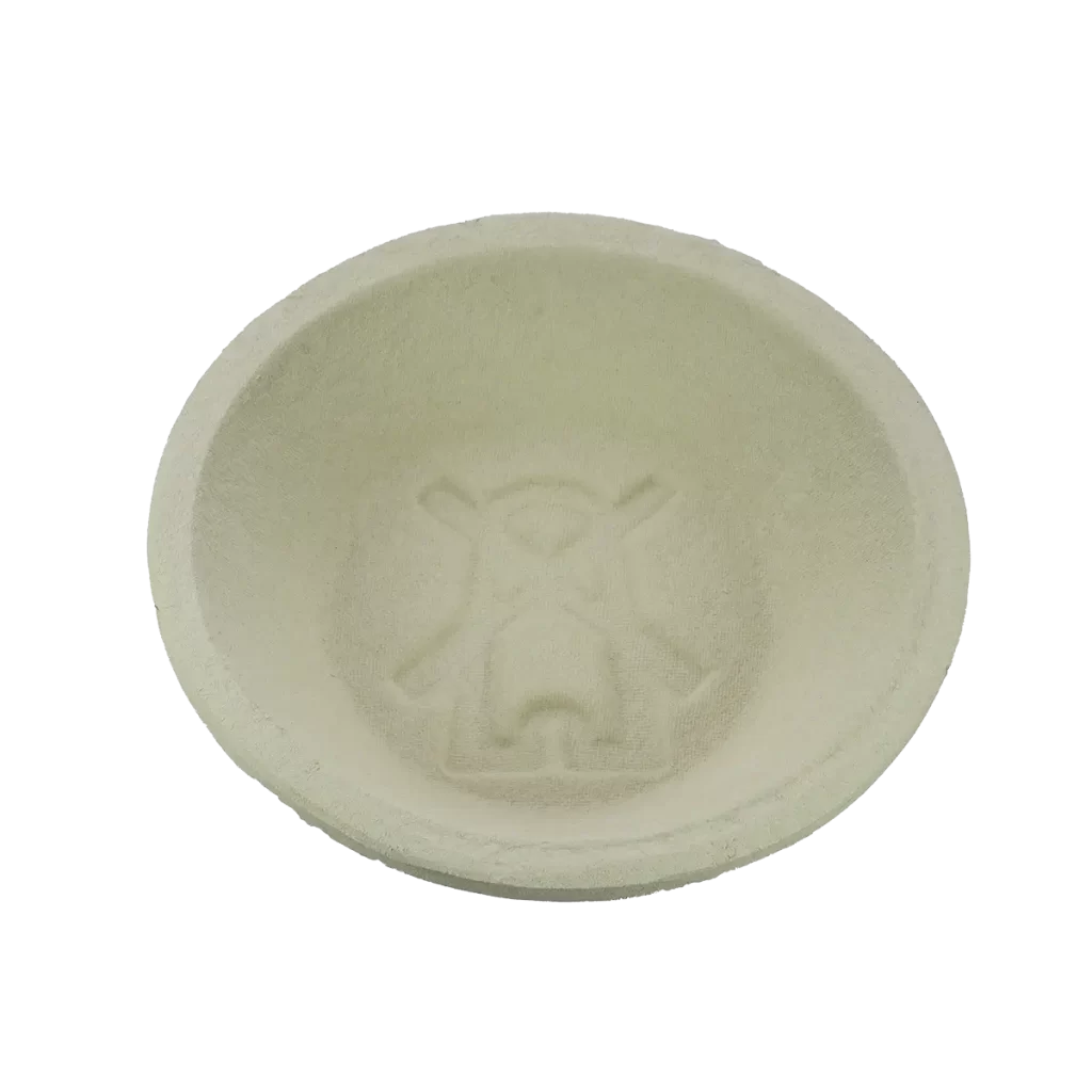 Wood pulp Banneton 1kg bread round with windmill