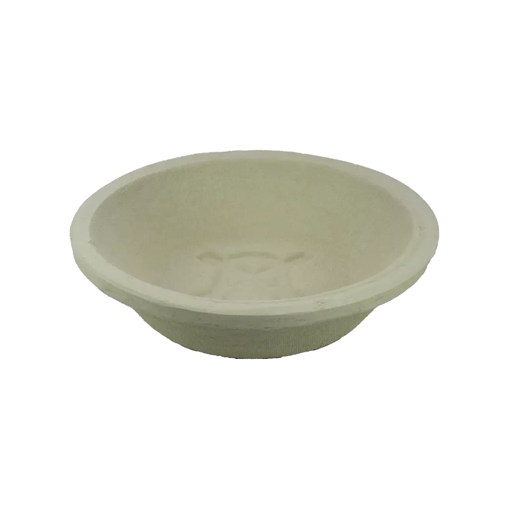 Woodpulp Banneton round with windmill for bread 1kg